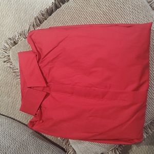 Daily Drills oversized white button down shirt